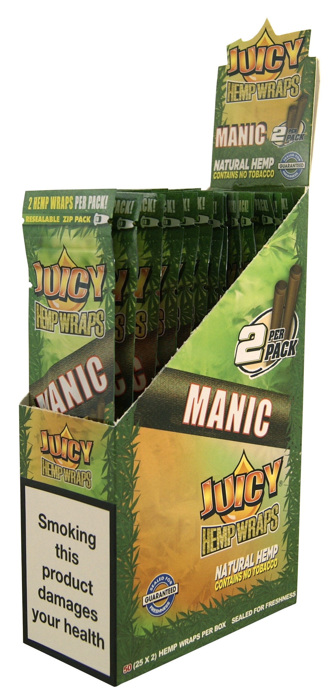 comprar juicy jay hemp wraps manic