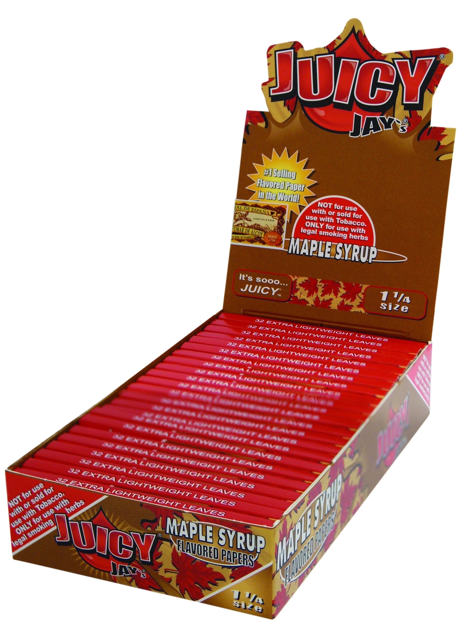 caja papel juicy jay maple syrup