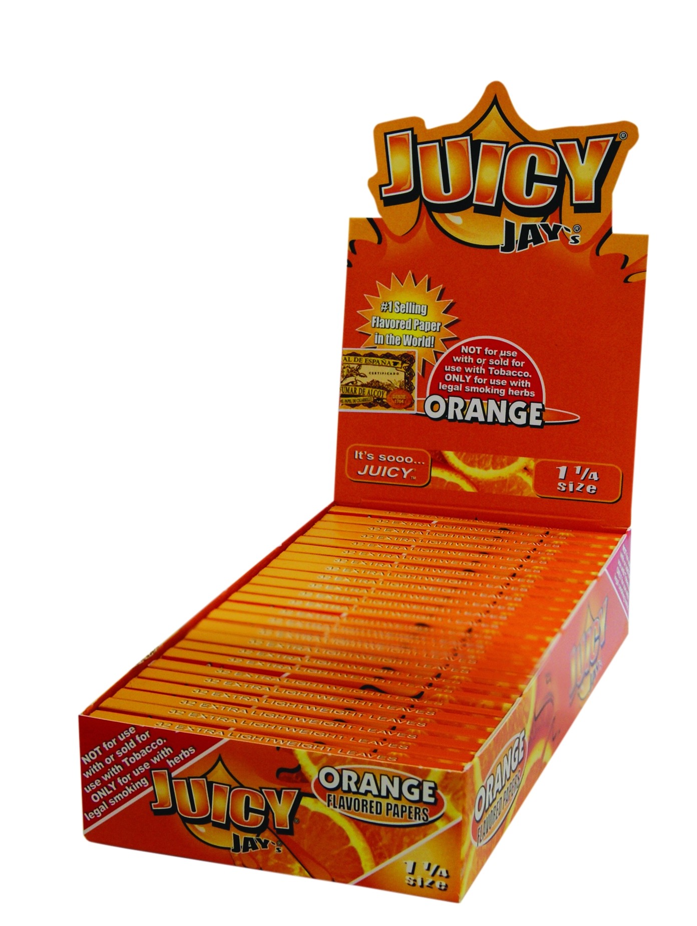 caja papel juicy jay orange