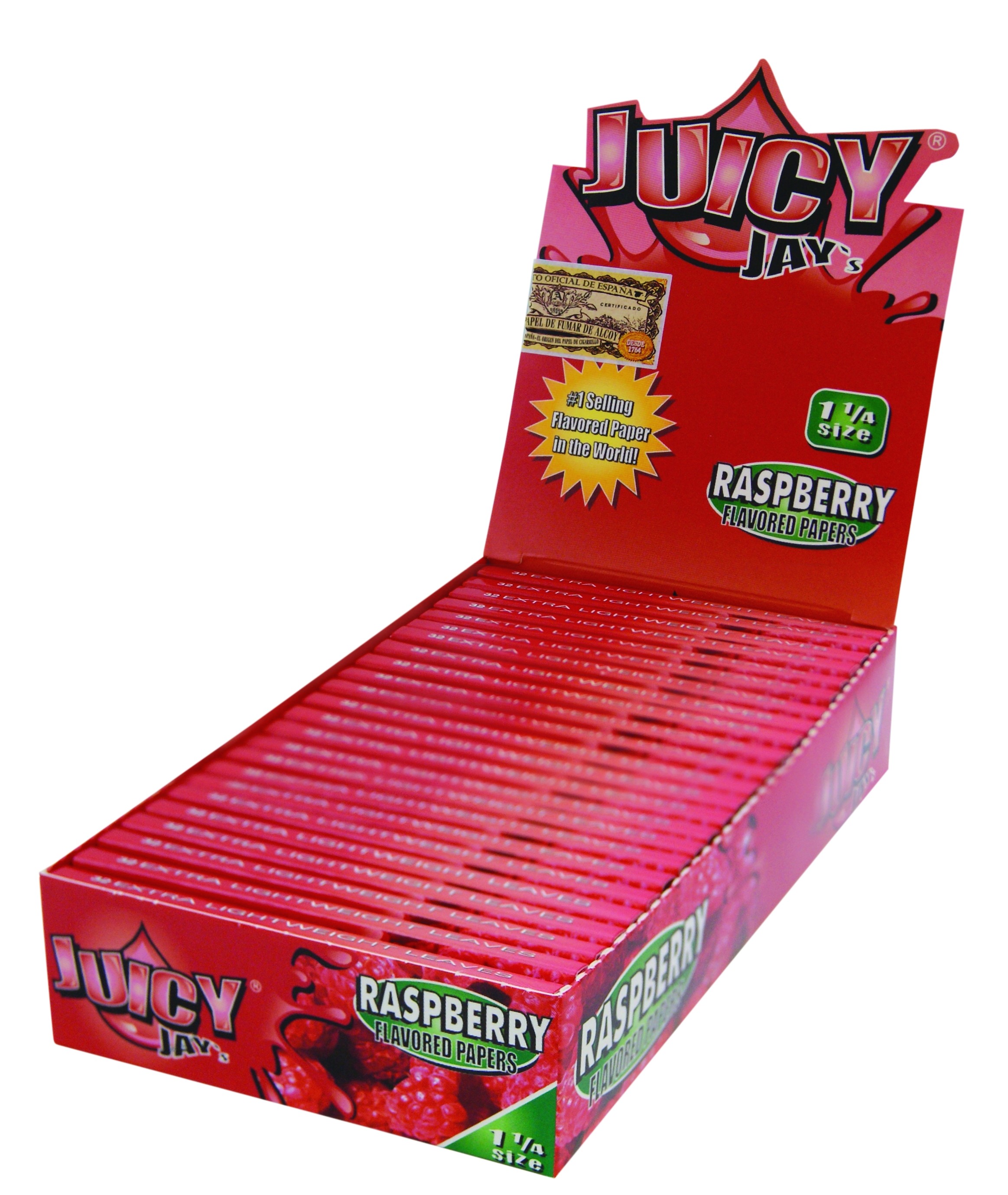 caja papel juicy jay raspberry - frambuesa