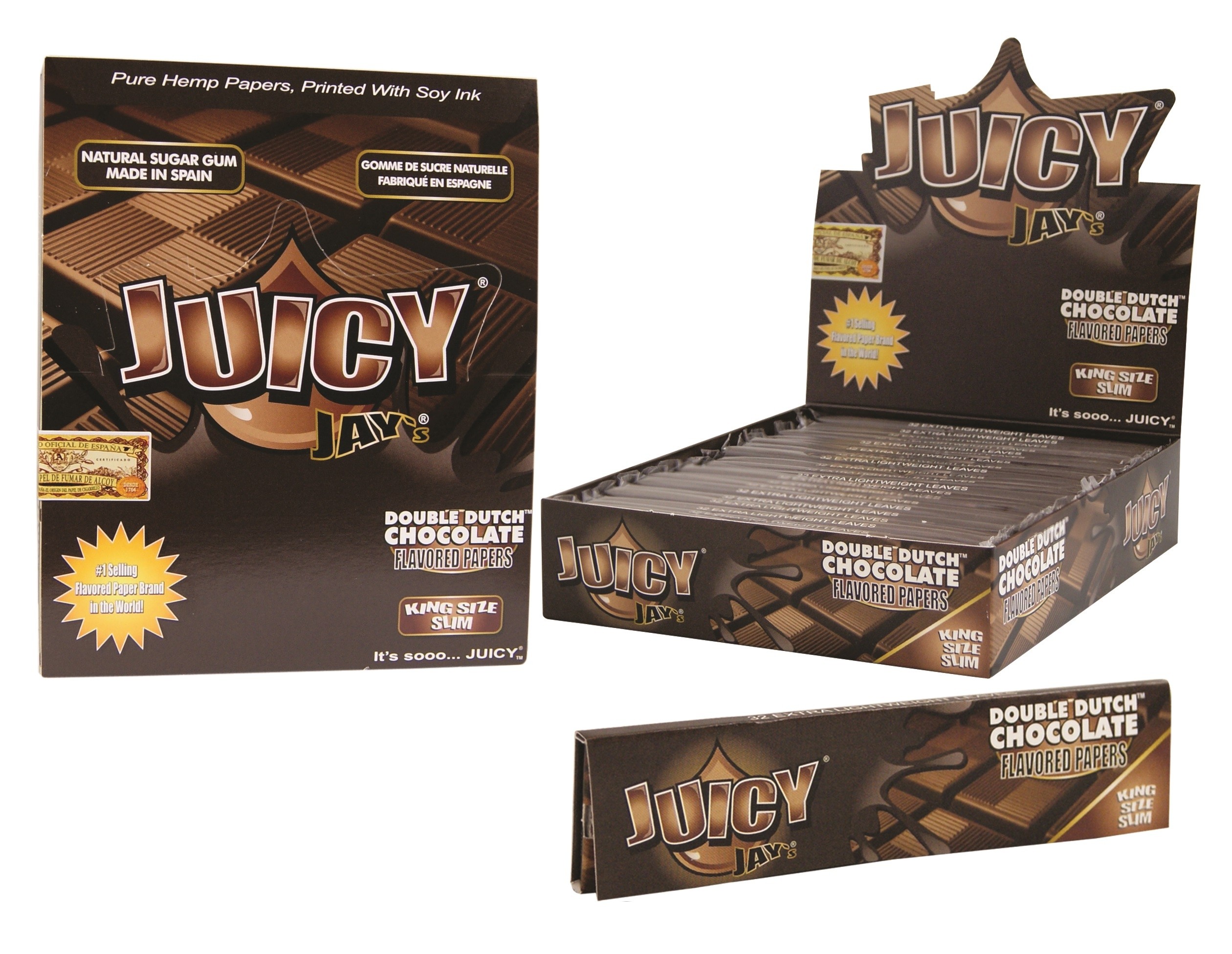 JuicyJay papel largo para fumar de Chocolate