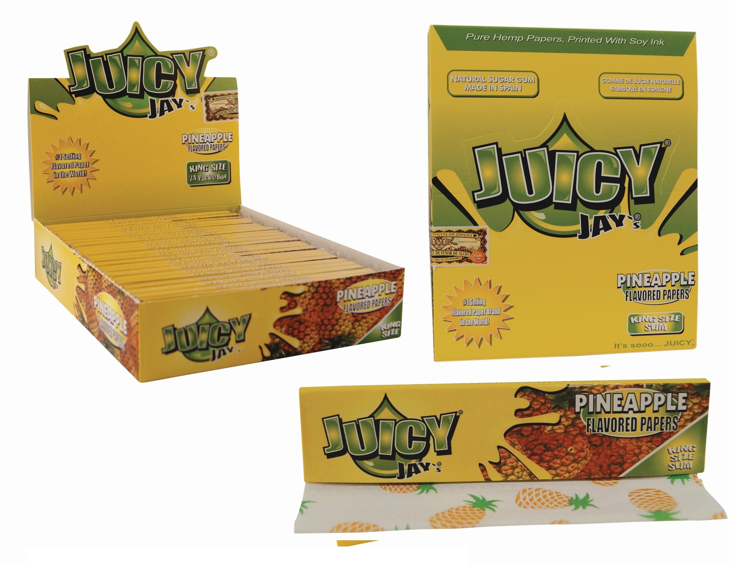 librillo de papel King size Juicy Jay piña