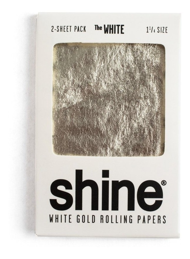 papel fumar oro blanco shine