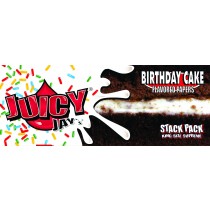 logo JuicyJay papeles para fumar de sabor Birthday Cake
